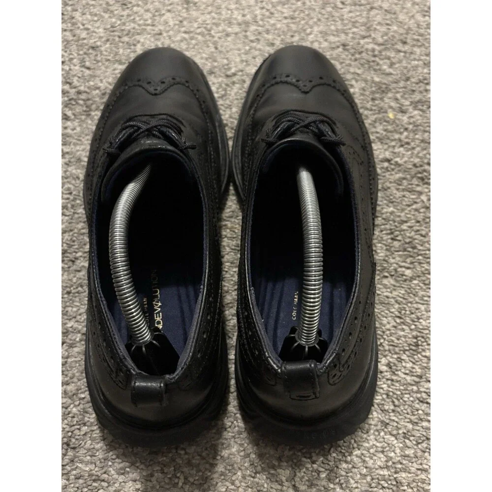 COLE HAAN Men's Grand Evolution Wingtip Oxfords Black C26306 Size 10.5 M